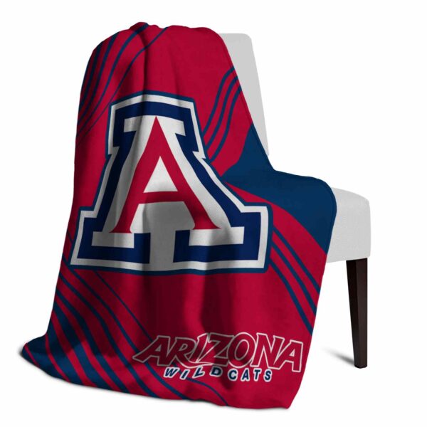 arizona wildcats diagonal stripes red blanket top rated