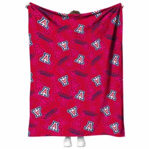arizona wildcats diehard fans red blanket best selling