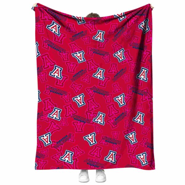 arizona wildcats diehard fans red blanket best selling