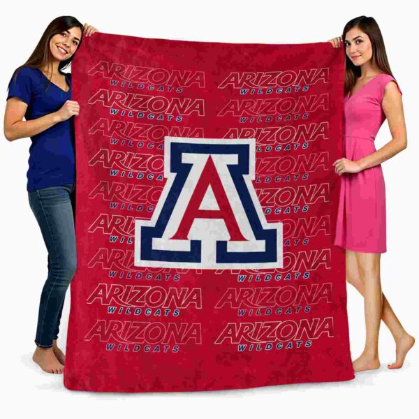 arizona wildcats fan pride red blanket fashion forward