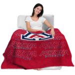 arizona wildcats fan pride red blanket latest model