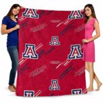 arizona wildcats fan spirit red blanket fashion forward