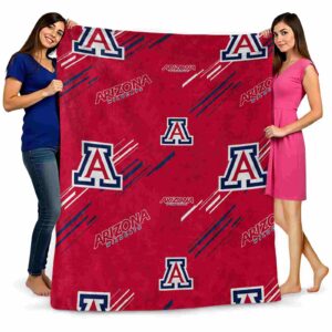 arizona wildcats fan spirit red blanket fashion forward