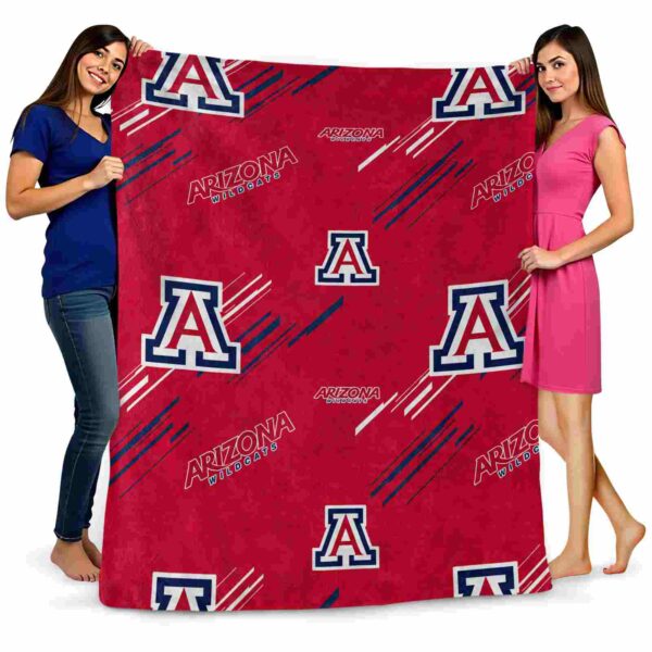 arizona wildcats fan spirit red blanket fashion forward