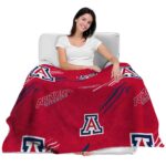 arizona wildcats fan spirit red blanket latest model