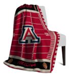 arizona wildcats football field red blanket top rated