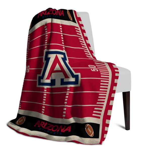 arizona wildcats football field red blanket top rated