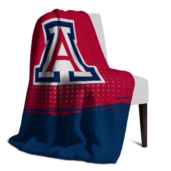 arizona wildcats gradient dots red blanket top rated