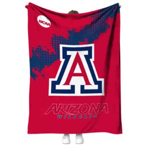 arizona wildcats grunge texture red blanket best selling