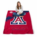 arizona wildcats grunge texture red blanket high quality