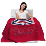 arizona wildcats grunge texture red blanket latest model