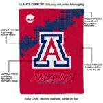 arizona wildcats grunge texture red blanket new arrival
