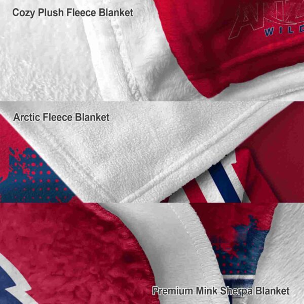 arizona wildcats grunge texture red blanket premium grade