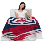 arizona wildcats paint streaks red white blanket latest model