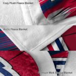 arizona wildcats paint streaks red white blanket premium grade
