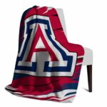 arizona wildcats paint streaks red white blanket top rated