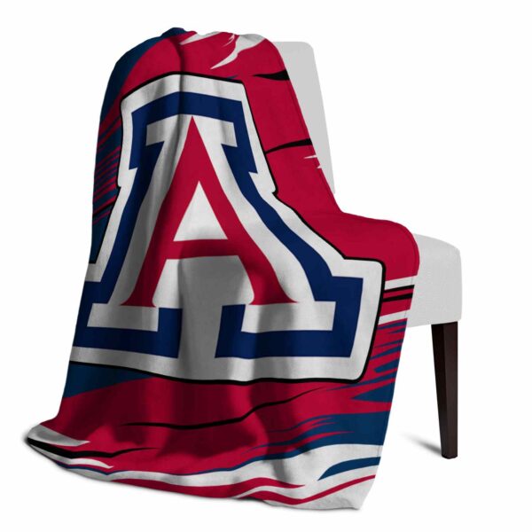 arizona wildcats paint streaks red white blanket top rated