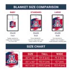 arizona wildcats paint streaks red white blanket trendy