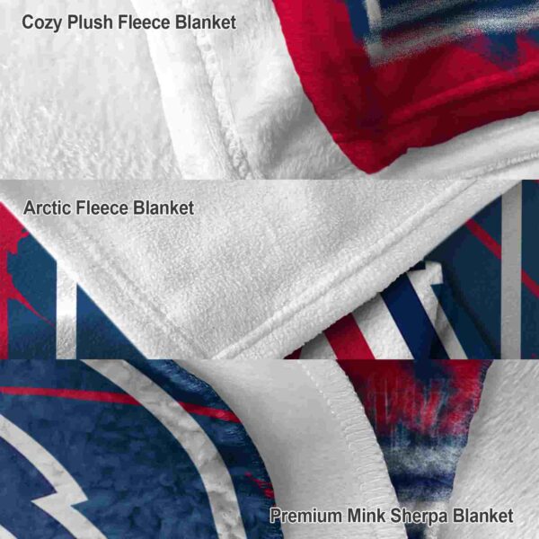 arizona wildcats splatter effect red blanket premium grade