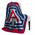 arizona wildcats splatter effect red blanket top rated