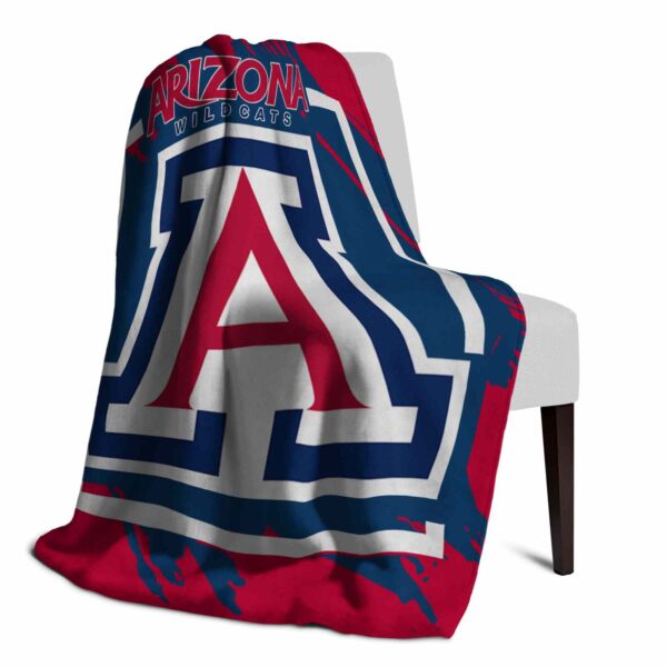 arizona wildcats splatter effect red blanket top rated