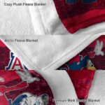 arizona wildcats three musketeers red blanket best selling