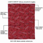 arkansas razorbacks diehard fans red blanket new arrival
