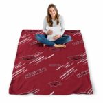 arkansas razorbacks fan spirit red blanket best selling