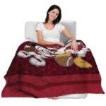 arkansas razorbacks three musketeers red blanket latest model
