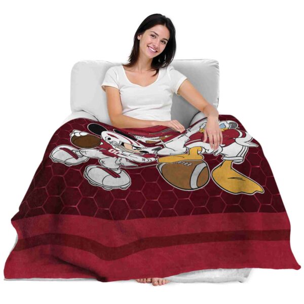 arkansas razorbacks three musketeers red blanket latest model