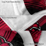 arkansas state red wolves diagonal stripes scarlet blanket premium grade