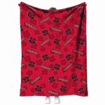 arkansas state red wolves diehard fans scarlet blanket best selling