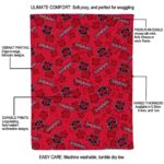 arkansas state red wolves diehard fans scarlet blanket new arrival