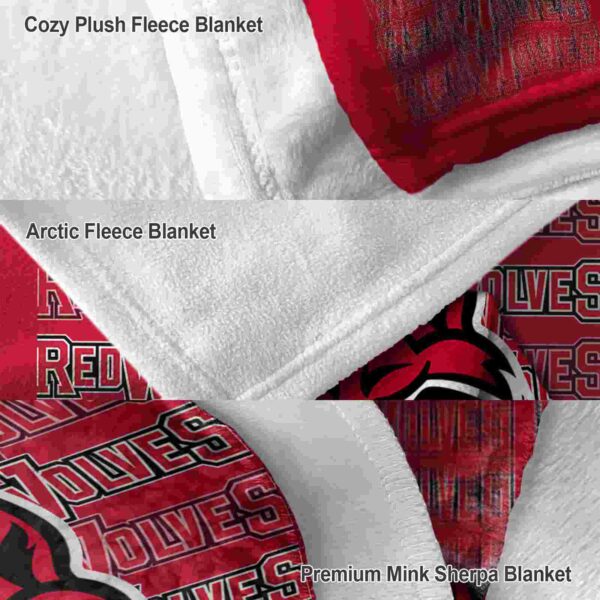 arkansas state red wolves fan pride scarlet blanket premium grade