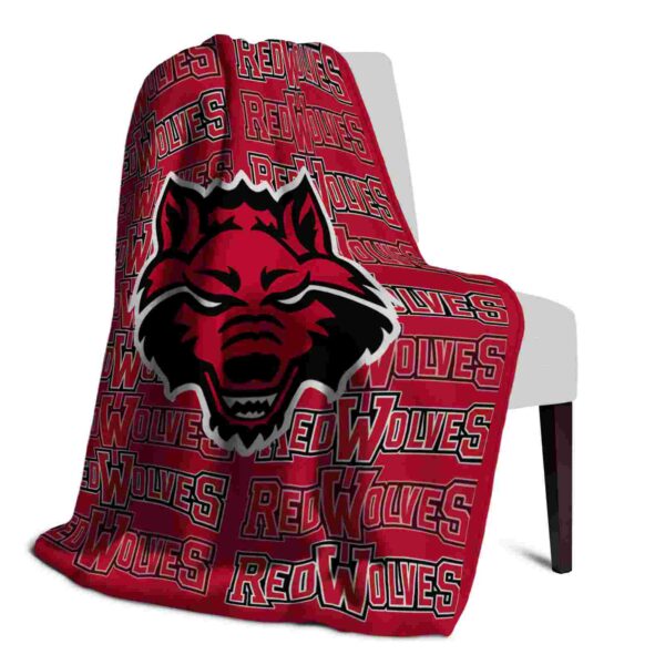 arkansas state red wolves fan pride scarlet blanket top rated