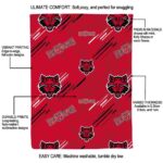 arkansas state red wolves fan spirit scarlet blanket new arrival