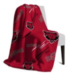 arkansas state red wolves fan spirit scarlet blanket top rated
