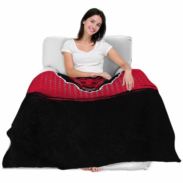 arkansas state red wolves gradient dots scarlet blanket latest model