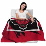 arkansas state red wolves splatter effect scarlet blanket best selling