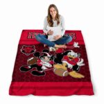 arkansas state red wolves three musketeers scarlet blanket best selling