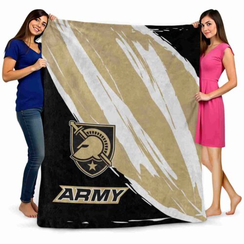 army black knights brushstrokes gold white blanket fashion forward