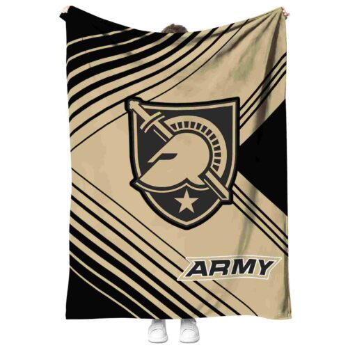 army black knights diagonal stripes gold blanket best selling