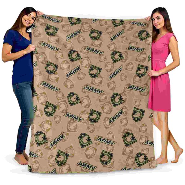 army black knights diehard fans gold blanket fashion forward