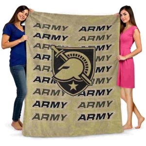 army black knights fan pride gold blanket fashion forward