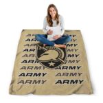 army black knights fan pride gold blanket high quality