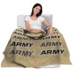 army black knights fan pride gold blanket latest model