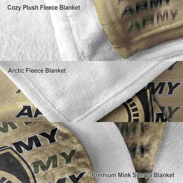 army black knights fan pride gold blanket premium grade