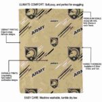 army black knights fan spirit gold blanket best selling