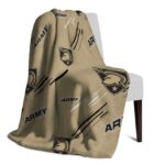 army black knights fan spirit gold blanket best selling