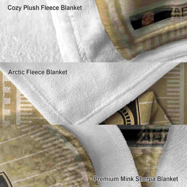 army black knights football field gold blanket premium grade
